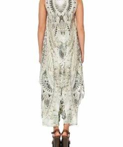 Camilla EBoutique (US) HIGH LOW CROSS OVERLAY TOP DAINTREE DREAMING