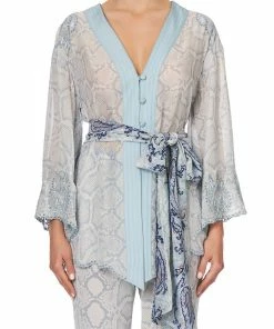 Camilla EBoutique (US) Up To 40% Off KIMONO WITH SHOULDER INSERTS BUSH DIAMOND