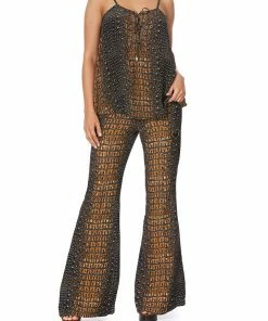 Camilla EBoutique (US) LACE UP FRONT CAMI CROCODILE ROCK