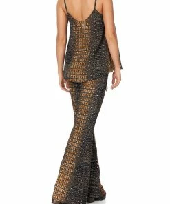 Camilla EBoutique (US) LACE UP FRONT CAMI CROCODILE ROCK