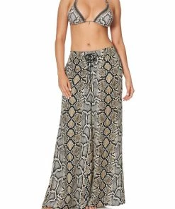 Camilla EBoutique (US) LACE UP FRONT FLARED PANT KAKADU BOO Up To 50% Off