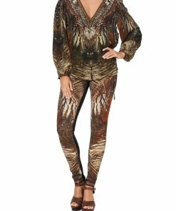 Camilla EBoutique (US) Up To 30% Off LACE UP SIDE BLOUSE KAKADU CALLING