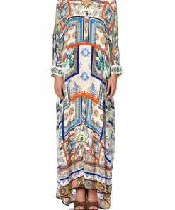 Camilla EBoutique (US) LONG COLLARED KAFTAN GONE COAST