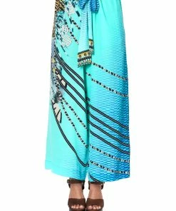 Camilla EBoutique (US) LOUNGE TROUSER WITH TIE WAIST MARINE QUEEN Up To 30% Off