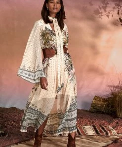 Camilla EBoutique (US) CINCHED LEATHER BELT TAN