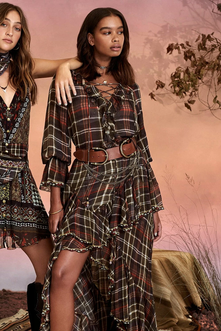 Camilla EBoutique (US) MAXI SKIRT WITH DOUBLE FRILL HOLD YOUR HORSES