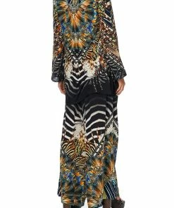 Camilla EBoutique (US) BLOUSE WITH SIDE SPLIT UNDERLAY LOST PARADISE Up To 30% Off