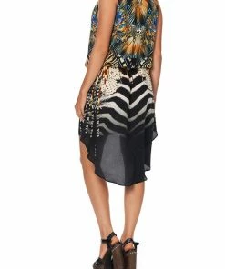 Camilla EBoutique (US) CROSS OVER DRESS WITH LONG BACK LOST PARADISE