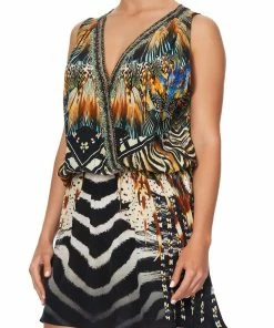 Camilla EBoutique (US) CROSS OVER DRESS WITH LONG BACK LOST PARADISE