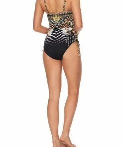 Camilla EBoutique (US) LACE UP BANDEAU ONE PIECE LOST PARADISE Up To 30% Off