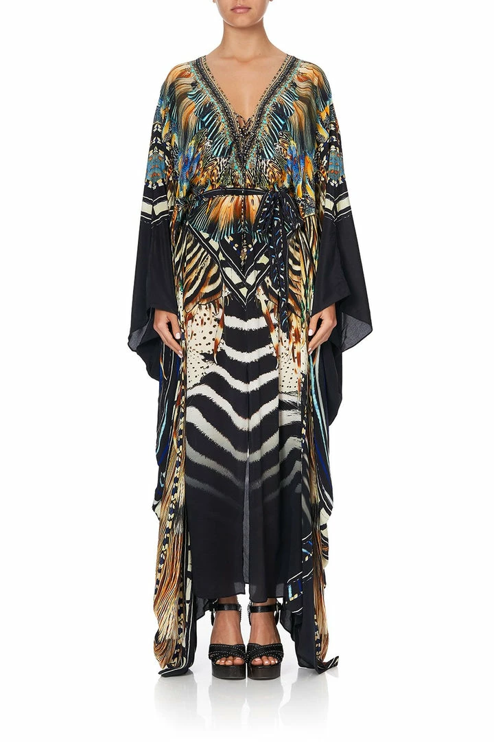 Camilla EBoutique (US) Up To 30% Off SPLIT HEM LACE UP KAFTAN LOST PARADISE