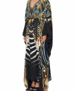 Camilla EBoutique (US) Up To 30% Off SPLIT HEM LACE UP KAFTAN LOST PARADISE