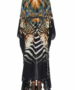 Camilla EBoutique (US) Up To 30% Off SPLIT HEM LACE UP KAFTAN LOST PARADISE
