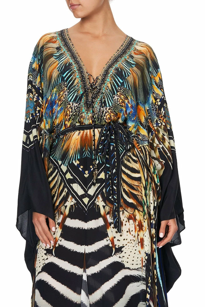 Camilla EBoutique (US) Up To 30% Off SPLIT HEM LACE UP KAFTAN LOST PARADISE