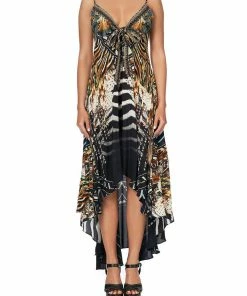 Camilla EBoutique (US) TIE DETAIL HIGH LOW DRESS LOST PARADISE Up To 30% Off