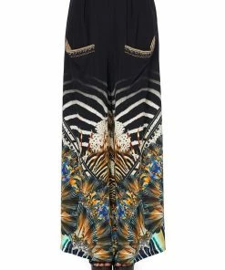 Camilla EBoutique (US) WIDE LEG TROUSER WITH FRONT POCKETS LOST PARADISE Up To 40% Off
