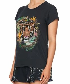 Camilla EBoutique (US) CURVED HEM FITTED TEE LOST PARADISE Up To 30% Off