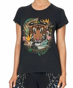 Camilla EBoutique (US) CURVED HEM FITTED TEE LOST PARADISE Up To 30% Off