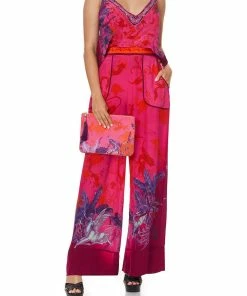 Camilla EBoutique (US) SMALL CANVAS CLUTCH TROPIC OF NEON