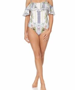 Camilla EBoutique (US) Up To 30% Off OFF SHOULDER FRILL ONE PIECE BEACH SHACK