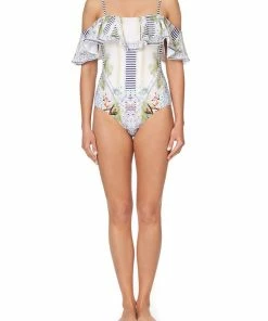 Camilla EBoutique (US) Up To 30% Off OFF SHOULDER FRILL ONE PIECE BEACH SHACK
