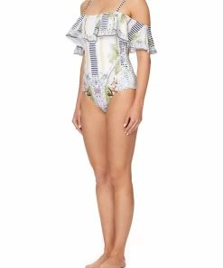 Camilla EBoutique (US) Up To 30% Off OFF SHOULDER FRILL ONE PIECE BEACH SHACK