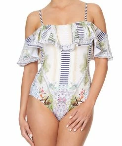 Camilla EBoutique (US) Up To 30% Off OFF SHOULDER FRILL ONE PIECE BEACH SHACK