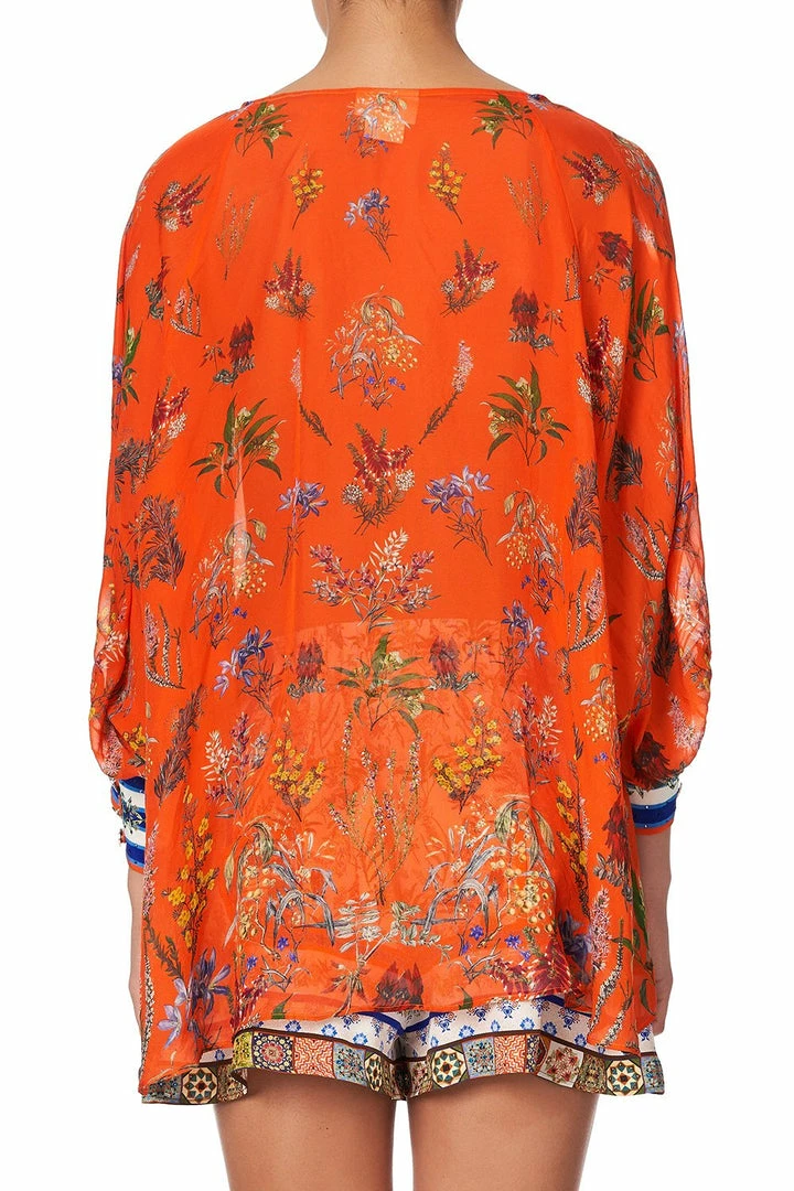 Camilla EBoutique (US) Up To 30% Off RAGLAN SLEEVE BUTTON UP TOP GONE COAST