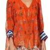 Camilla EBoutique (US) Up To 30% Off RAGLAN SLEEVE BUTTON UP TOP GONE COAST