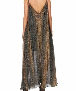 Camilla EBoutique (US) Up To 50% Off RING DETAIL STRAP DRESS CROCODILE ROCK