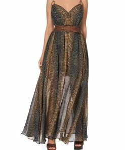 Camilla EBoutique (US) Up To 50% Off RING DETAIL STRAP DRESS CROCODILE ROCK