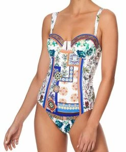 Camilla EBoutique (US) Up To 30% Off RUCHED BUSTIER ONE PIECE GONE COAST