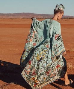 Camilla EBoutique (US) Up To 40% Off SPLIT HEM LACE UP KAFTAN MILLAS BACKYARD