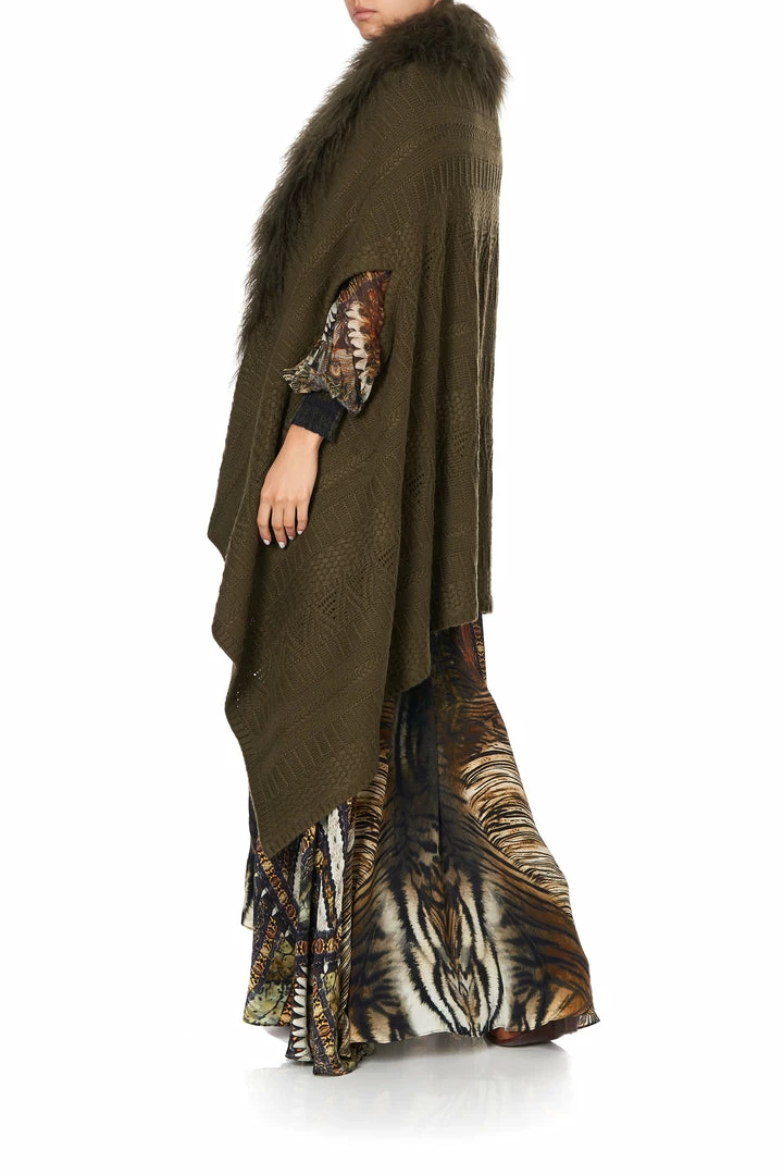 Camilla EBoutique (US) SHEARLING CAPE KAKADU CALLING