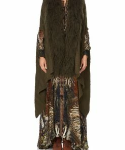 Camilla EBoutique (US) SHEARLING CAPE KAKADU CALLING
