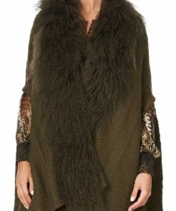Camilla EBoutique (US) SHEARLING CAPE KAKADU CALLING
