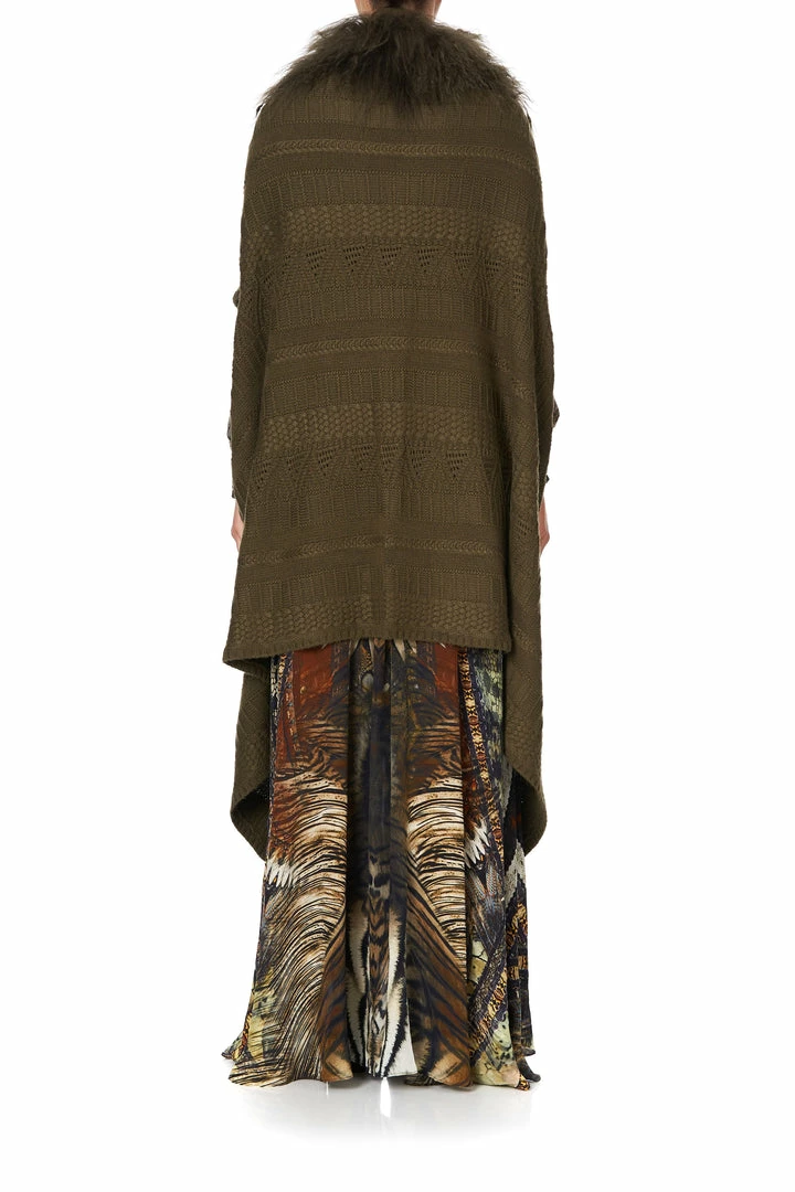 Camilla EBoutique (US) SHEARLING CAPE KAKADU CALLING