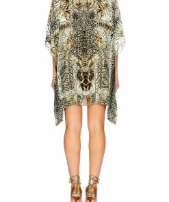 Camilla EBoutique (US) SHORT LACE UP KAFTAN SPIRIT ANIMAL