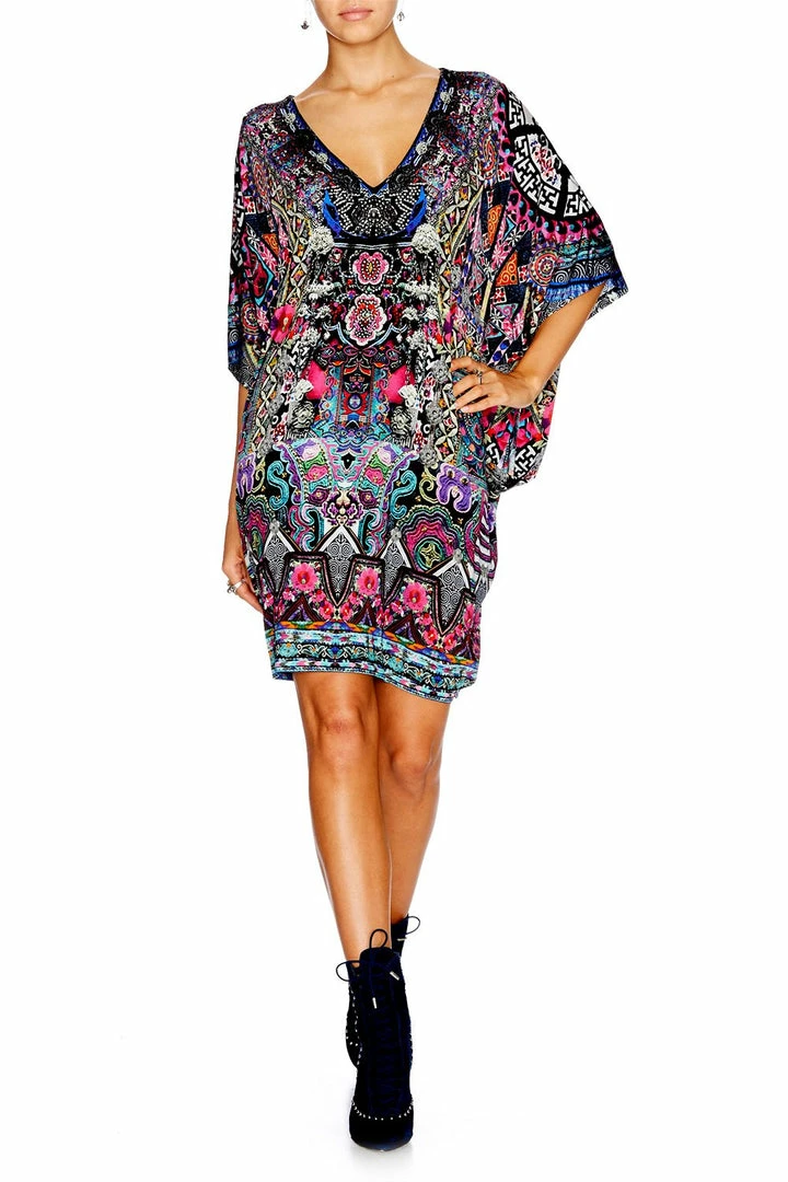 Camilla EBoutique (US) BAT SLEEVE DRESS BELLS AT DUSK Resort