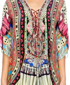 Camilla EBoutique (US) SHORT LACE UP KAFTAN ABOUT A GIRL Resort