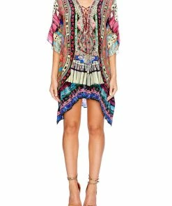 Camilla EBoutique (US) SHORT LACE UP KAFTAN ABOUT A GIRL Resort