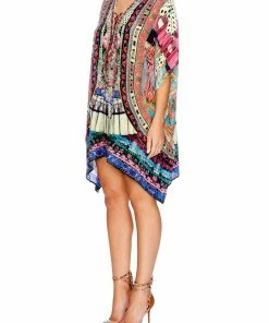 Camilla EBoutique (US) SHORT LACE UP KAFTAN ABOUT A GIRL Resort