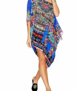 Camilla EBoutique (US) SHORT ROUND NECK KAFTAN PRETTY PRECESSION Resort