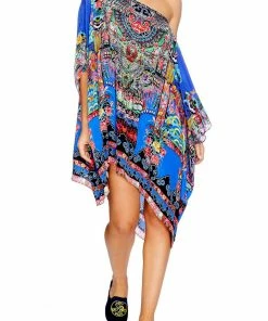 Camilla EBoutique (US) SHORT ROUND NECK KAFTAN PRETTY PRECESSION Resort