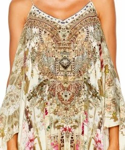 Camilla EBoutique (US) SHOESTRING STRAP KAFTAN GIRL IN THE GARDEN