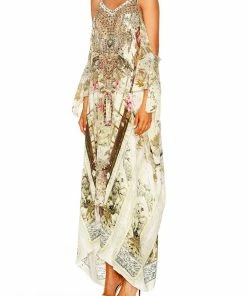 Camilla EBoutique (US) SHOESTRING STRAP KAFTAN GIRL IN THE GARDEN