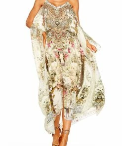 Camilla EBoutique (US) SHOESTRING STRAP KAFTAN GIRL IN THE GARDEN