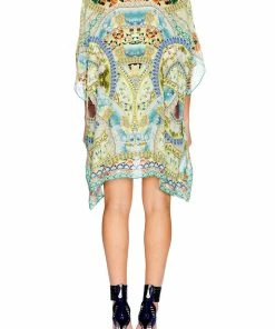 Camilla EBoutique (US) Resort SHORT LACE UP KAFTAN SIGN OF PEACE