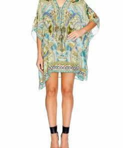 Camilla EBoutique (US) Resort SHORT LACE UP KAFTAN SIGN OF PEACE