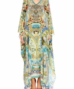 Camilla EBoutique (US) SPLIT FRONT AND SLEEVE KAFTAN SIGN OF PEACE
